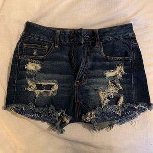 High Waisted A&E Festival Shorts